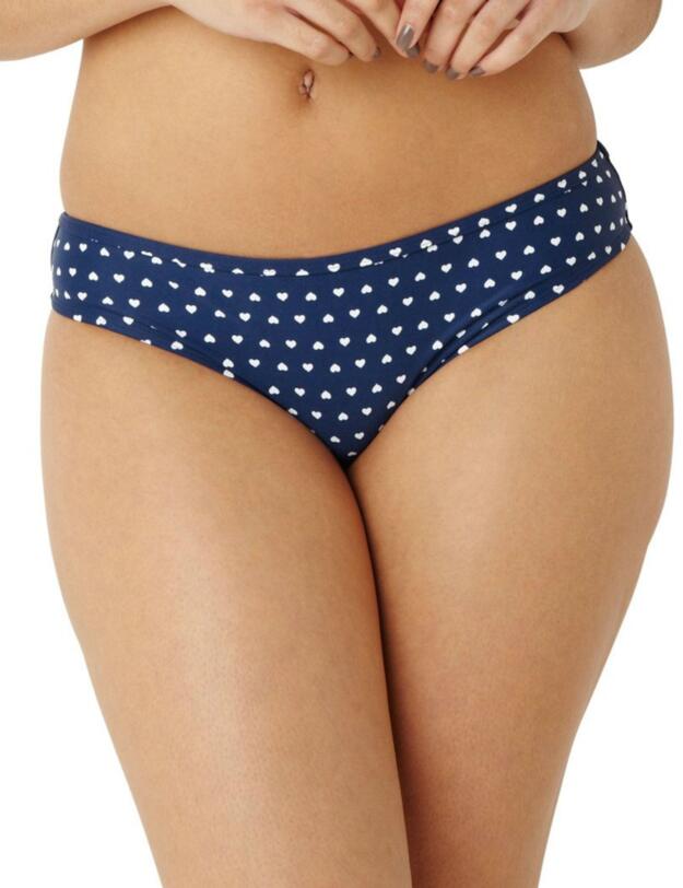 CW0167 Cleo Leena Brazilian Pant Heart Print - CW0167 Brazilian Bikini Brief