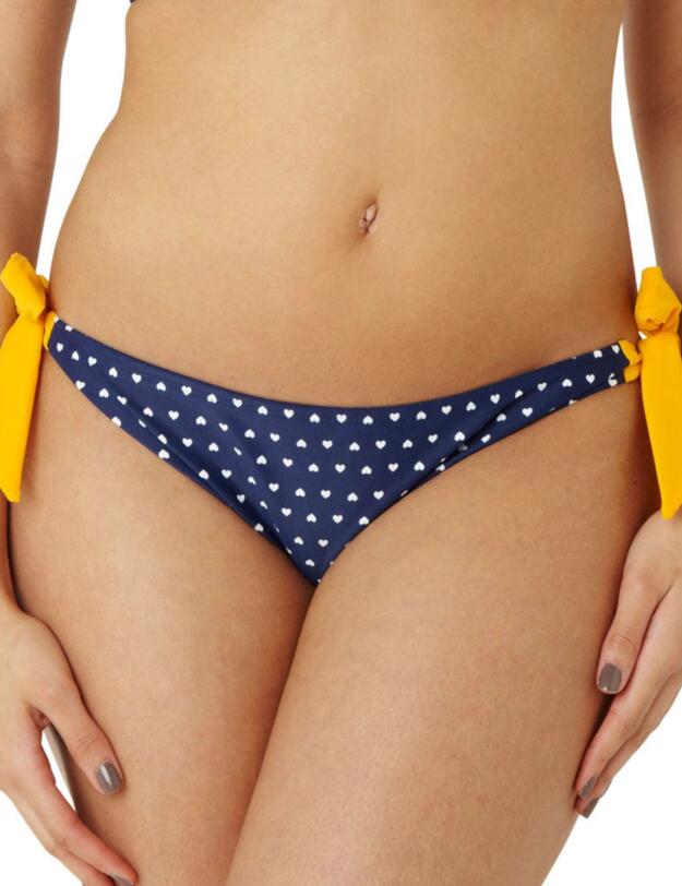 CW0168 Cleo Leena Tie Side Pant Heart Print - CW0168 Tie Side Pant