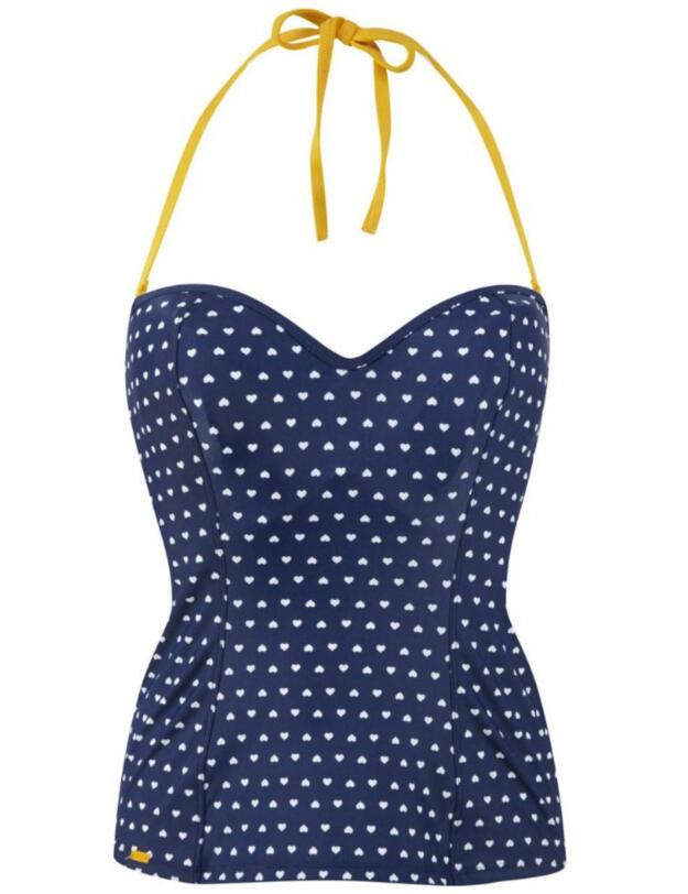 CW0161 Cleo Leena Tankini Heart Print - CW0161 Tankini Top