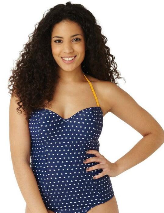 CW0161 Cleo Leena Tankini Heart Print - CW0161 Tankini Top