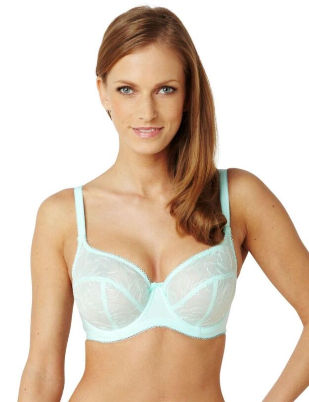7661 Panache Rhapsody Balcony Bra Mint  - 7661 Mint Green