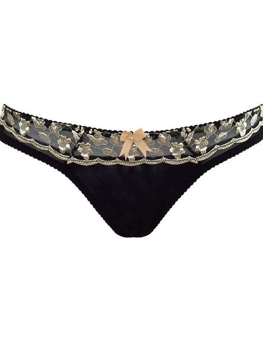 SG2902 Curvy Kate Dita Thong Black/Champagne - SG2902 Thong