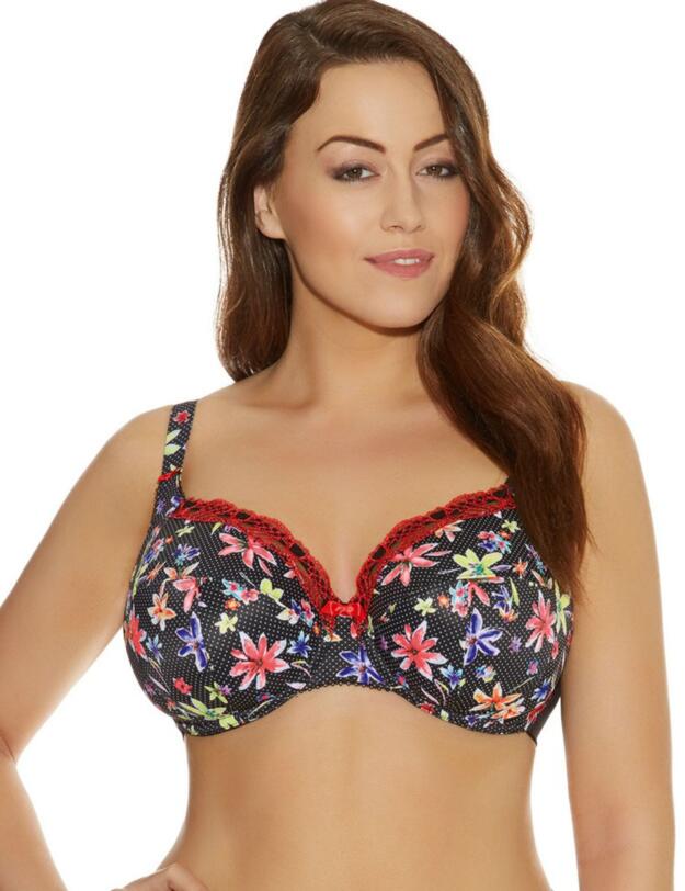 4070 Elomi Louisa Bandless Bra Black - 4070 Bandless Bra