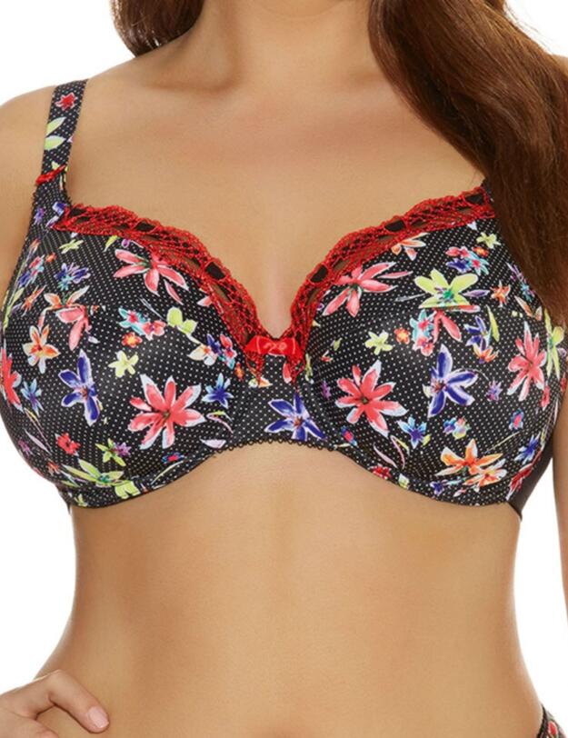 4070 Elomi Louisa Bandless Bra Black - 4070 Bandless Bra