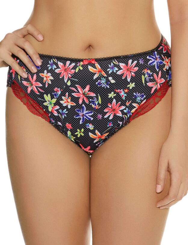 4075 Elomi Louisa Brief Black - 4075 Brief