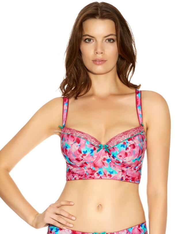 1834 Freya Crush Longline Bra Orchid - 1834 Longline Bra