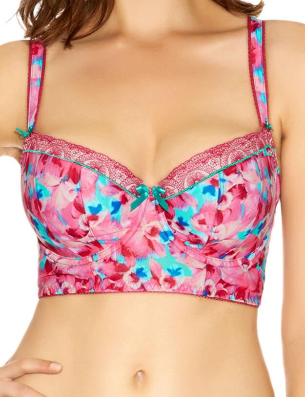1834 Freya Crush Longline Bra Orchid - 1834 Longline Bra