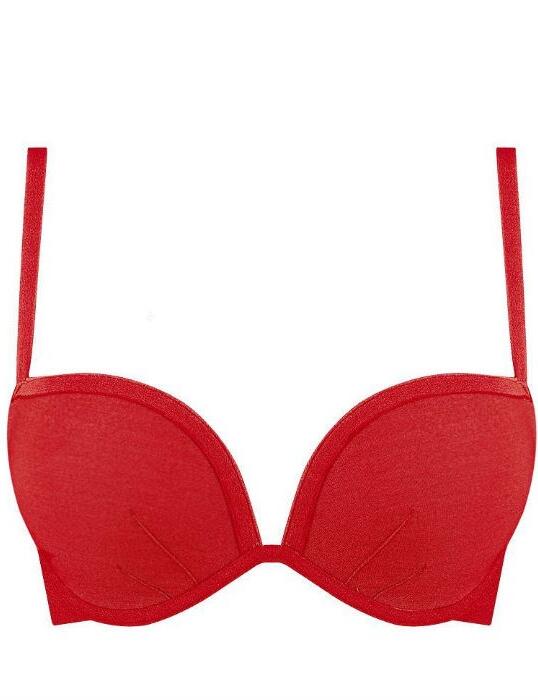 W02B2 Wonderbra Full Effect Bra Sparkling Red - W02B2 Plunge Bra 