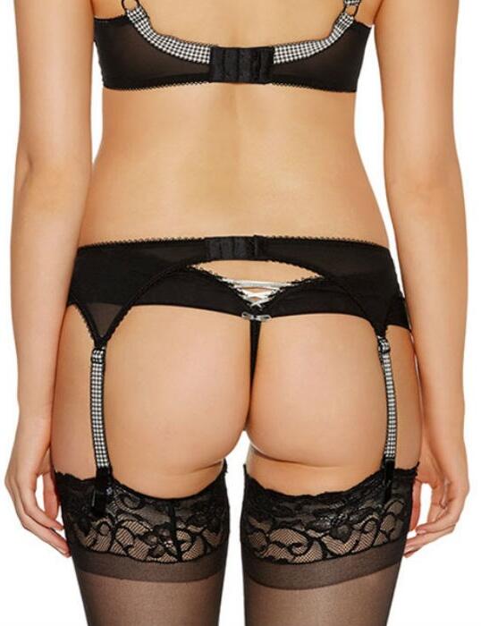1859 Freya Vixen Suspender Belt Black - 1859 Suspender