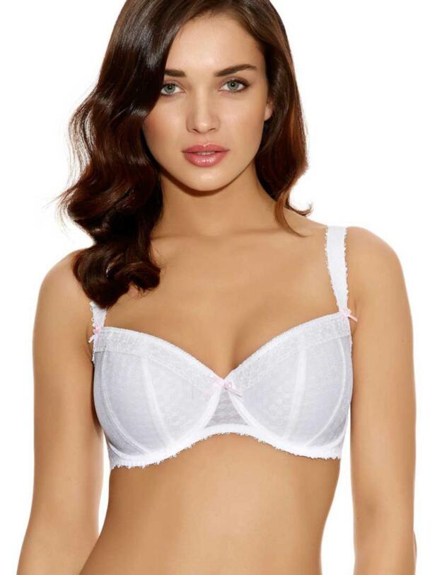 1673 Freya Rapture Padded Half Cup Bra - 1673 White