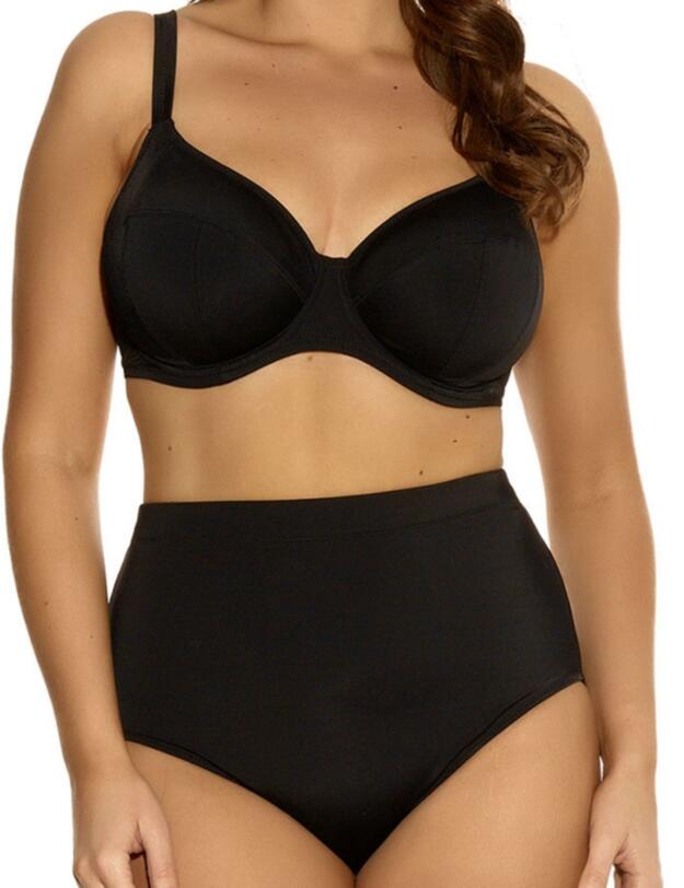 7500 Elomi Essentials Swim Bra Bikini Top - 7500 Black