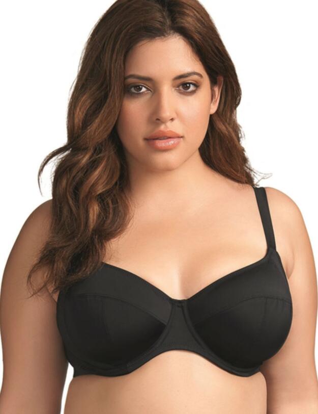 7500 Elomi Essentials Swim Bra Bikini Top - 7500 Black
