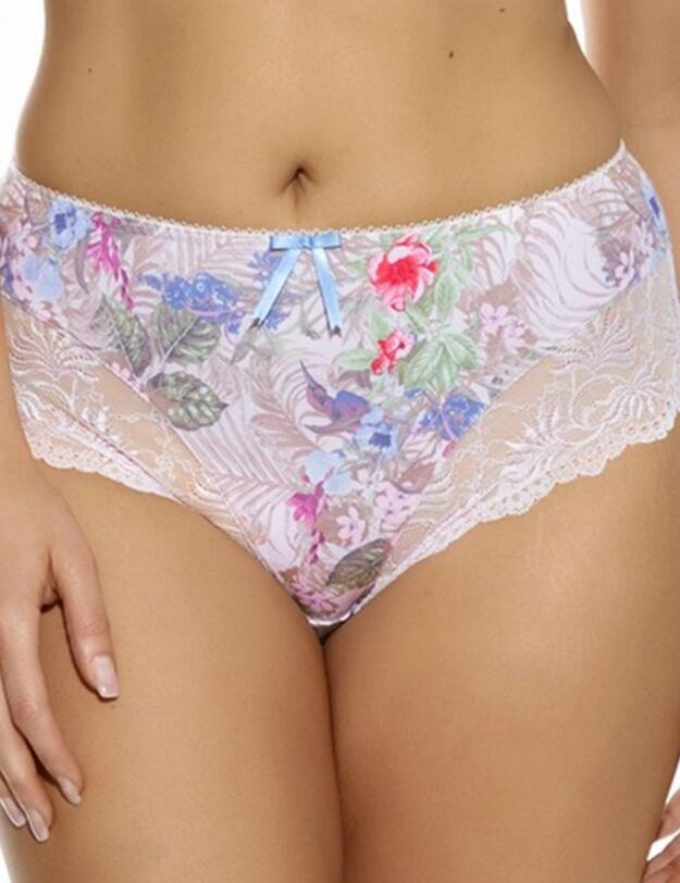 4005 Elomi Edie Brief Botanical Print - 4005 Brief 