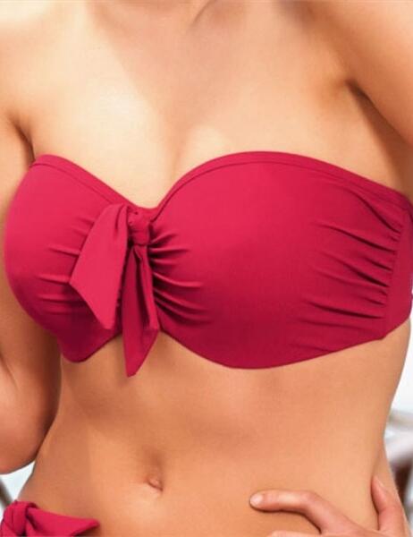 SW0643 Panache Veronica Bandeau Top Scarlet Red - Sw0643 Bandeau Top