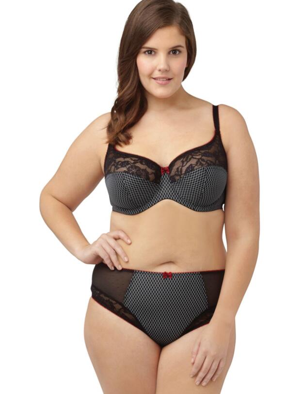 7685 Sculptresse by Panache Flirtini Balcony Bra - 7685 Fishnet Print