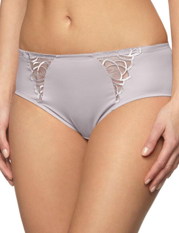10137975 Triumph Flower Passione Maxi Brief - 10137975 Warm Stone Grey