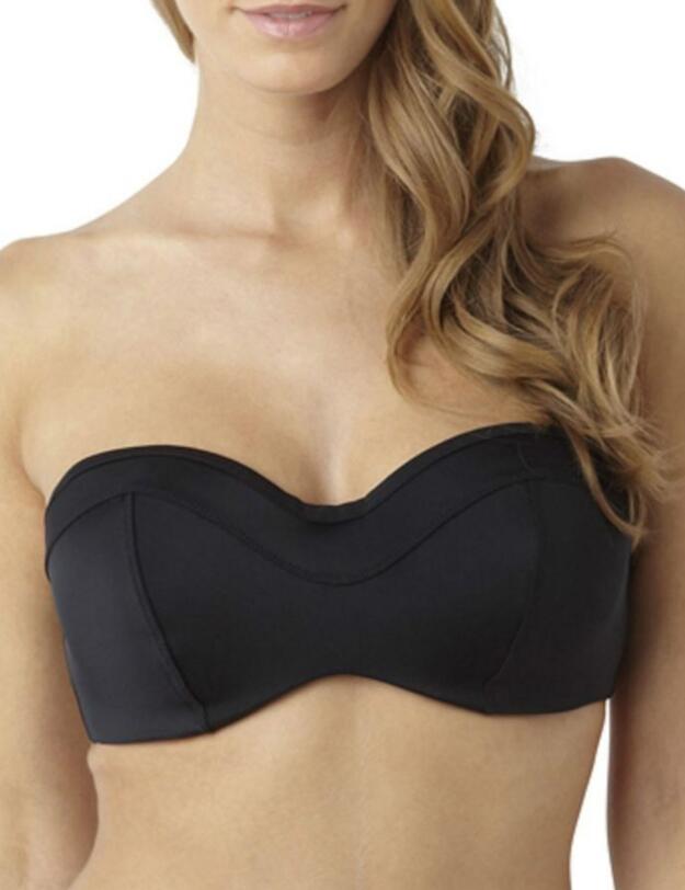 SW0763 Panache Isobel Bandeau Strapless Bikini Top - SW0763 Black