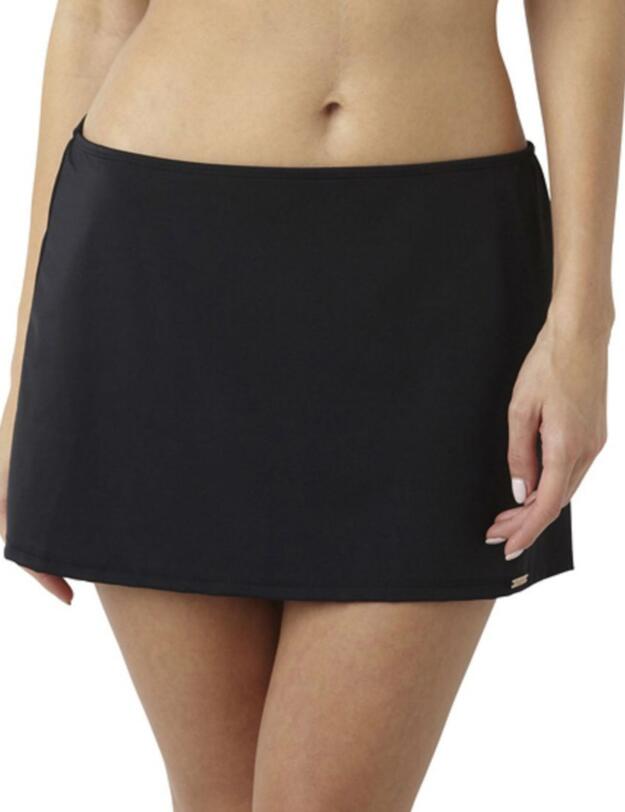 SW0768 Panache Isobel Skirted Bikini Brief Black - SW0768 Skirted Brief 