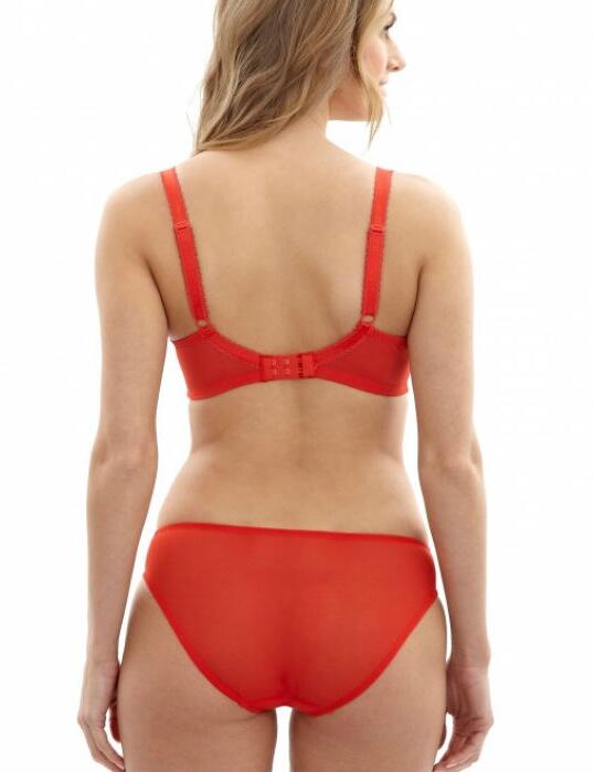 7252 Panache Clara Brief Red/Gold - 7252 Brief