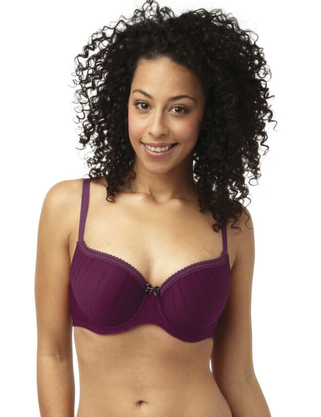 7201 Cleo Maddie Balcony Bra - 7201 Burgundy