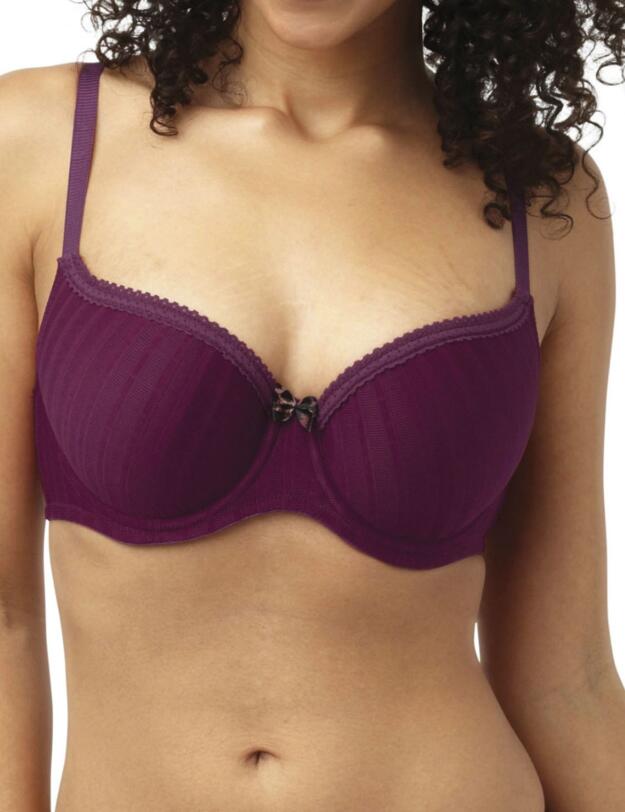 7201 Cleo Maddie Balcony Bra - 7201 Burgundy