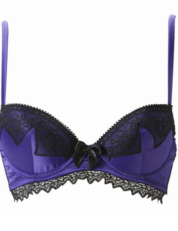 1700 Pour Moi Liaison Padded Bra - 1700 Purple/Black