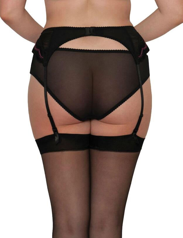 CK5104 Curvy Kate Cabaret Suspender Belt - CK5104 Black 