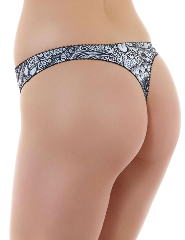1957 Freya Zentangle Thong Monochrome - 1957 Monochrome