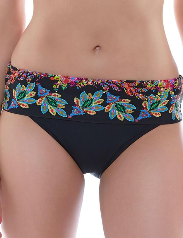 6101 Fantasie Elba Fold Bikini Brief Black - 6101 Fold Brief
