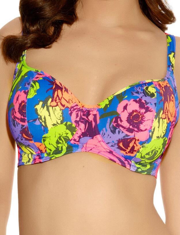 3157 Freya Floral Pop Sweetheart Padded Bikini Top - 3157 Sweetheart Top
