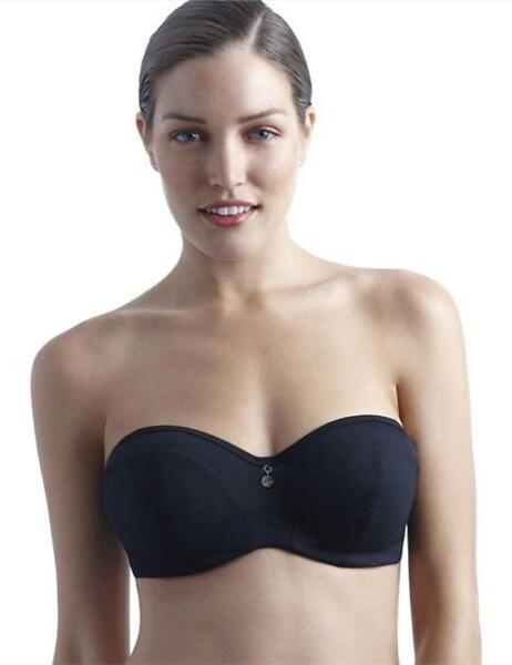  SW0504 Panache Anna Bandeau Bikini Top - SW0504 Black