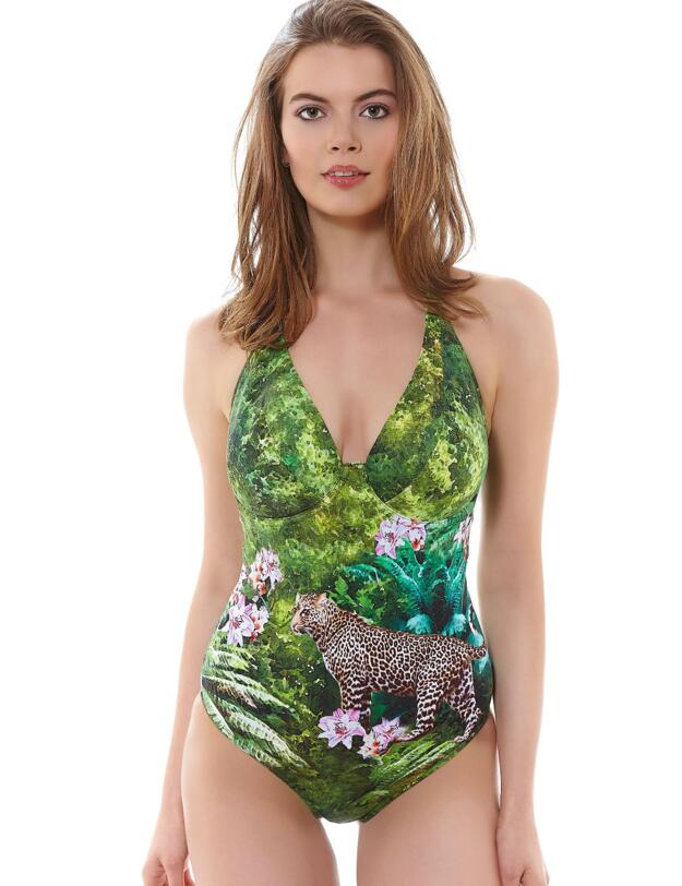3938 Freya Rumble Padded Halter Swimsuit Tropic - 3938 Tropic
