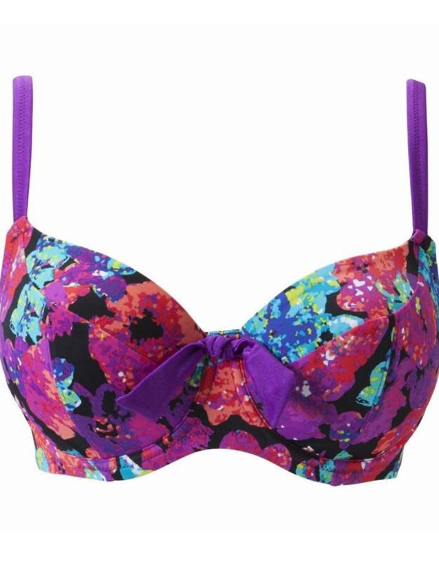 4102 Pour Moi Cosmopolitan Bikini Top Floral Print - 4102 Floral Print