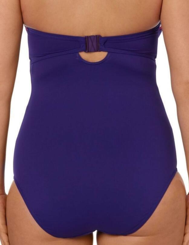 3220 Freya Revival Underwired Strapless Swimsuit - 3220 Indigo  