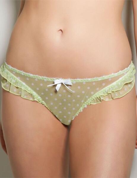 1227 Freya Lingerie Patsy Thong  - 1227 Lime