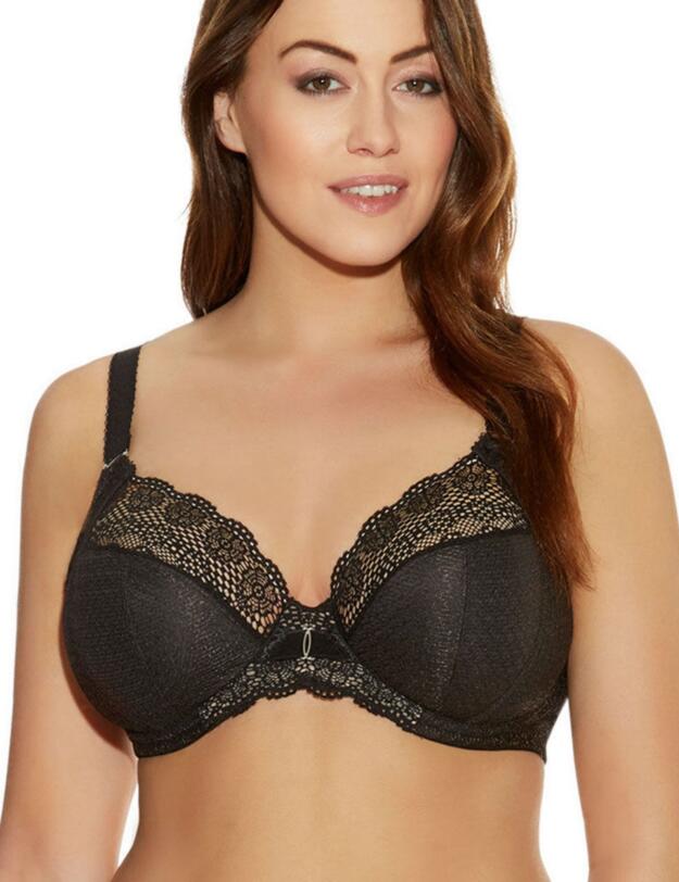 4010 Elomi Carmen Plunge Bra  - 4010 Black