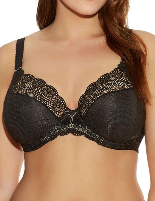 4010 Elomi Carmen Plunge Bra  - 4010 Black