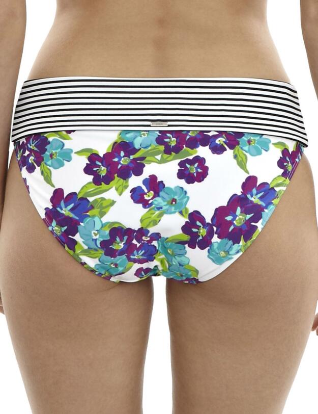 SW0877 Panache Elle Fold Pant White/Floral - SW0877 White/Floral