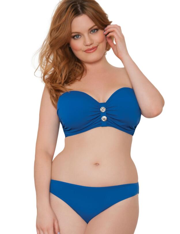 CS1905 Curvy Kate Luau Love Classic Bikini Brief - CS1905 Deep Sea