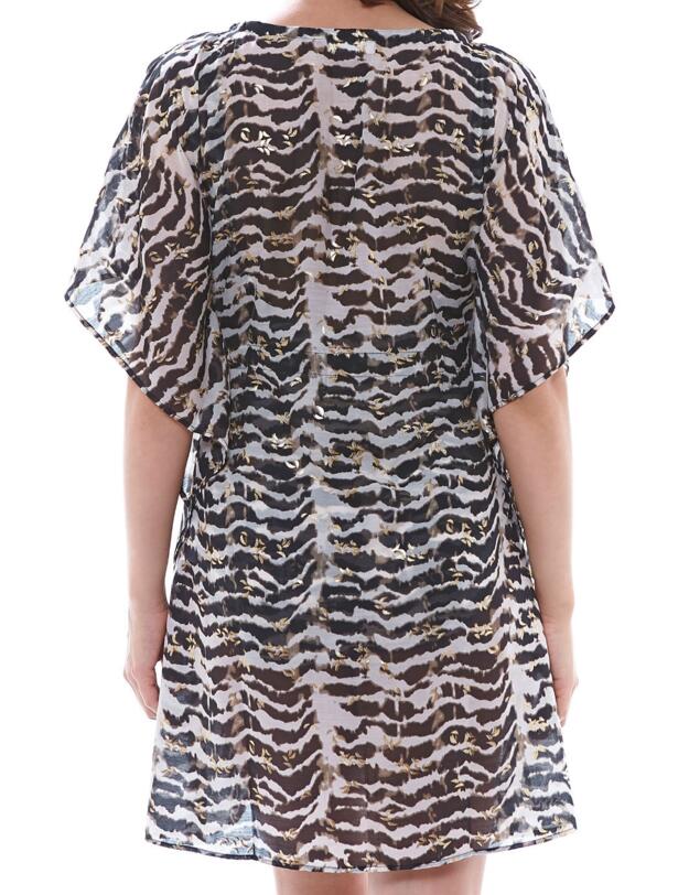 6141 Fantasie Milos Kaftan Black/Cream - 6141 Kaftan