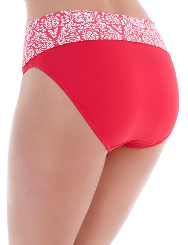 6147 Fantasie San Francisco Classic Fold Bikini Brief Hot Coral - 6147 Fold Brief