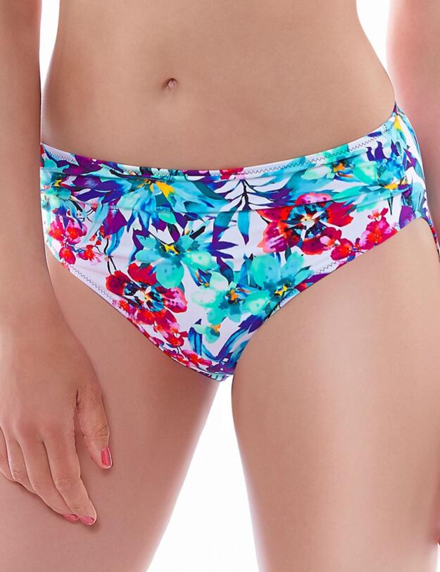 6092 Fantasie Sardinia Gathered Bikini Brief Multi - 6092 Gathered Brief
