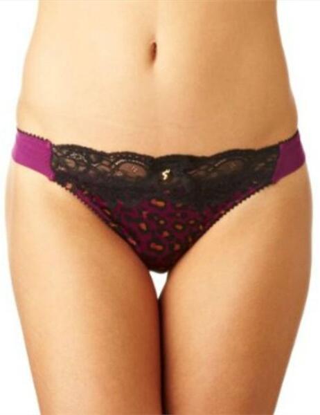 7726 Gossard Superboost Wild Print Thong Purple - 7726 Thong