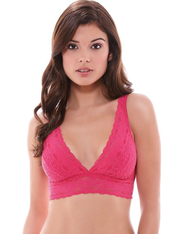 811205 Wacoal Halo Lace Bralette Bra - 811205 Fuchsia