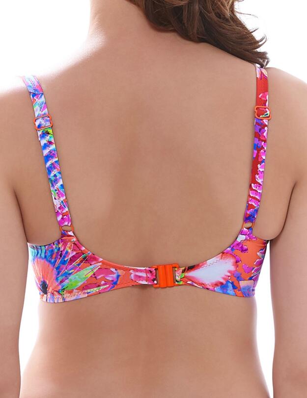 6170 Fantasie Punta Cana Gathered Full Cup Bikini Top Hot Coral - 6170 Full Cup Bikini Top