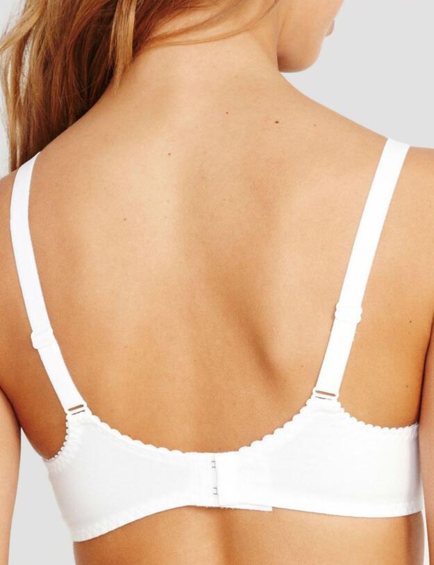 10122717 Triumph Cotton Lace Comfort W Bra - 10122717 White