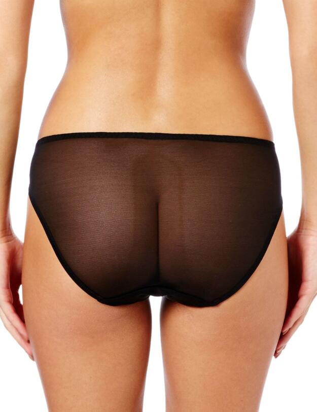064391 Wacoal Embrace Lace Brief  - 064391 Black Multi
