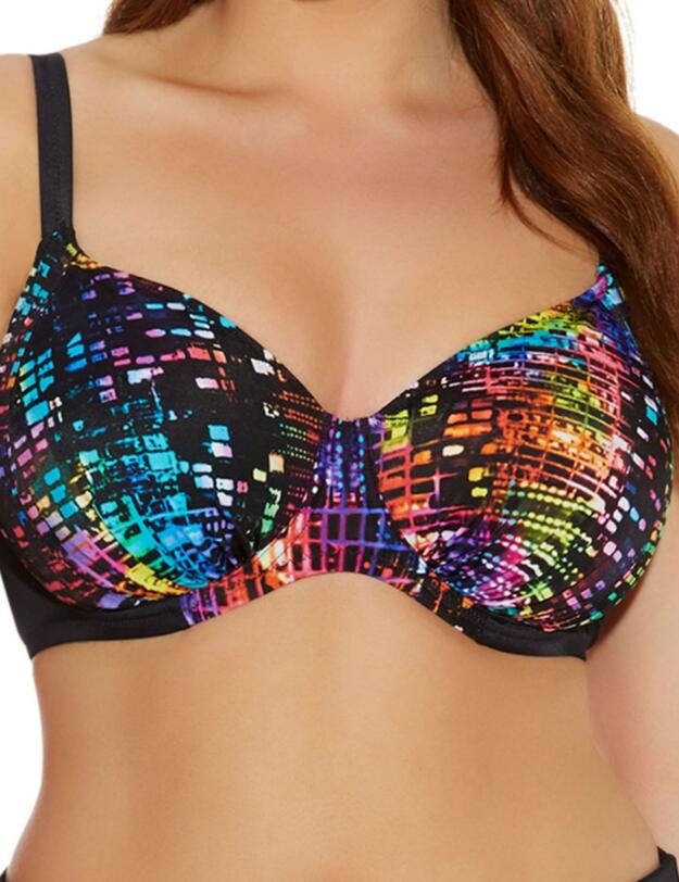 7057 Elomi Night Fever Gathered Bikini Top - 7057 Bikini Top