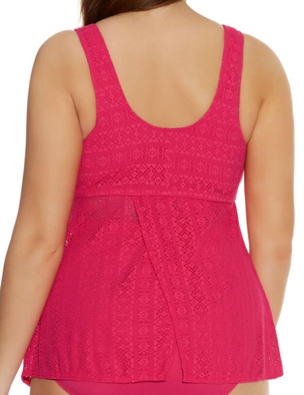 7051 Elomi Kissimmee Flared Tankini  - 7051 Cherryade