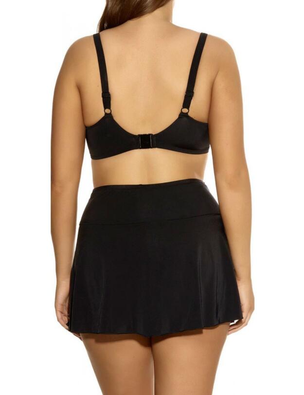7601 Elomi Essentials Skirted Bikini Brief Black - 7601 Skirted Brief 